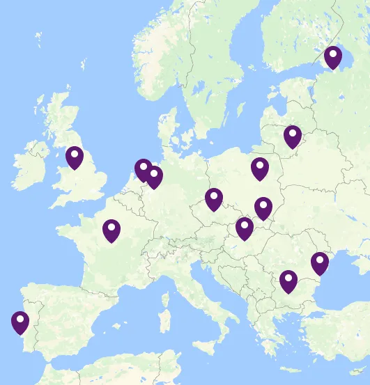 Expansão global Van Merksteijn — presença internacional